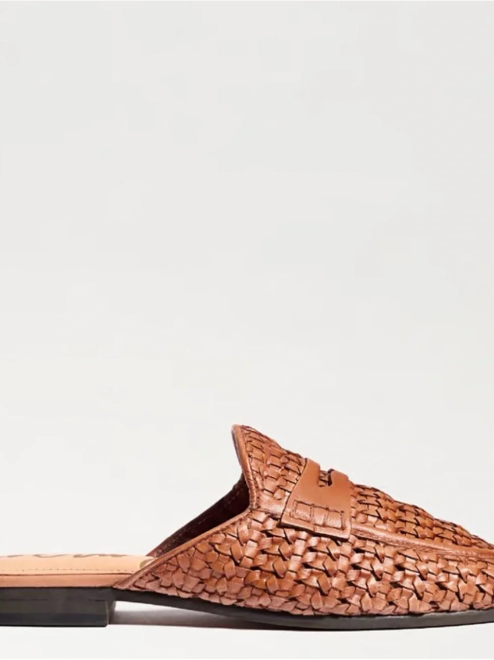 Sam Edelman Tullie Woven Mule- Saddle Leather